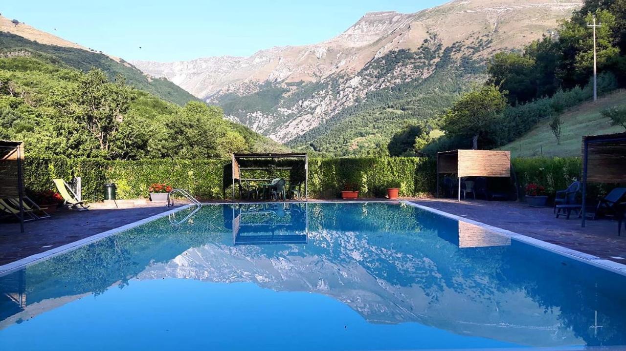 La Baita Di Pilato Montemonaco Exterior foto